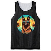 German Shepherd Mesh Reversible Basketball Jersey Tank