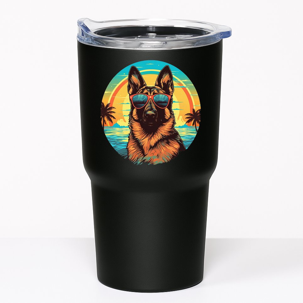German Shepherd Tumbler