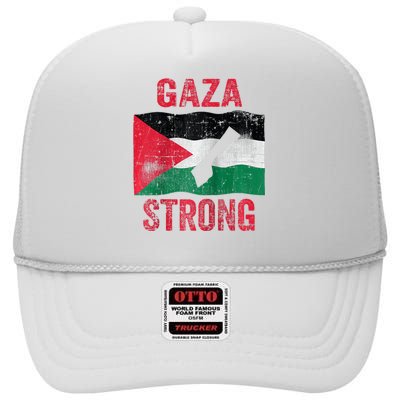 Gaza Strong High Crown Mesh Back Trucker Hat