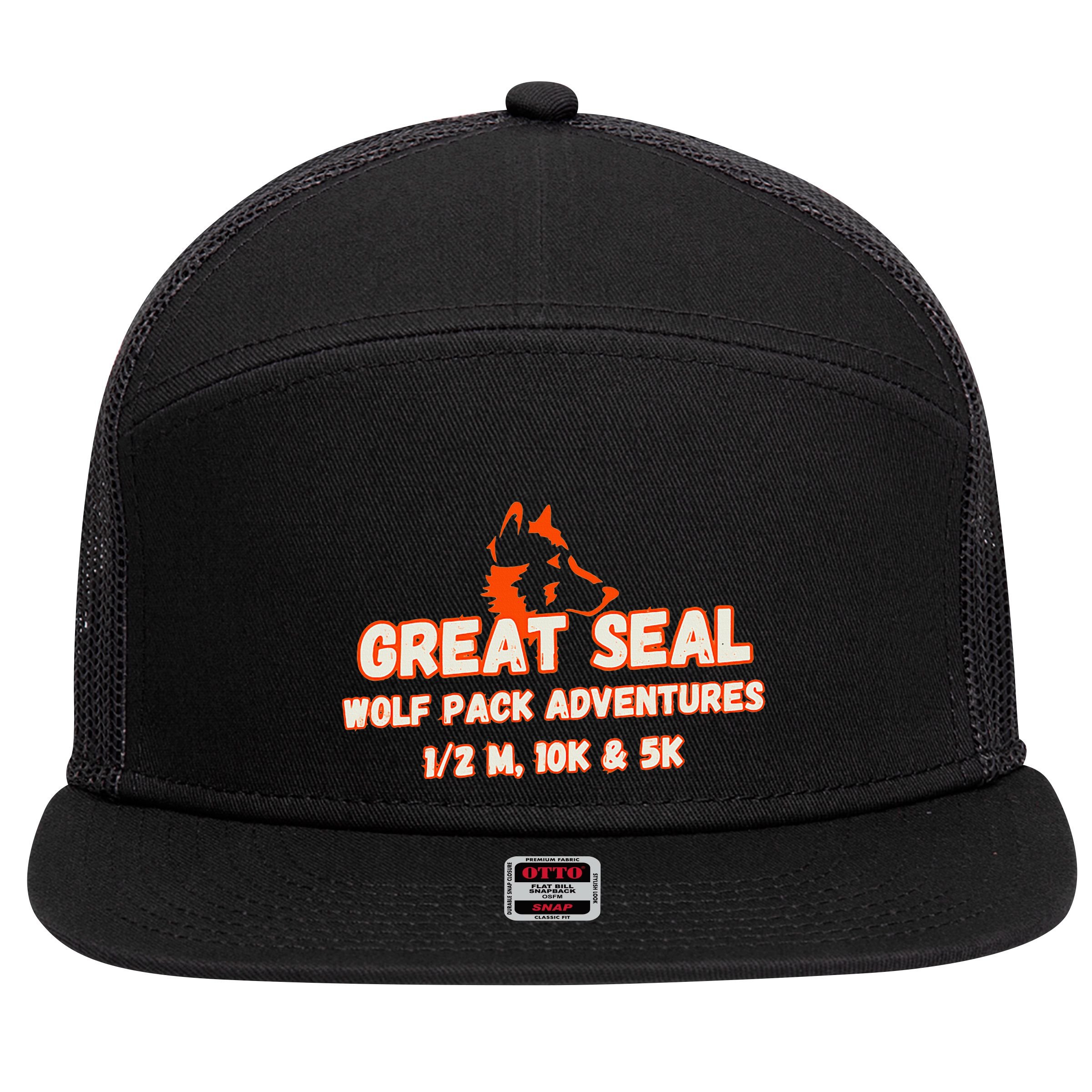 Great Seal 7 Panel Mesh Trucker Snapback Hat