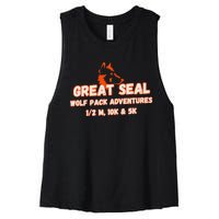 Great Seal Women's Racerback Cropped Tank