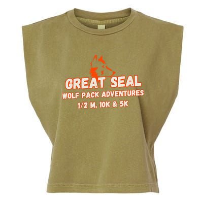 Great Seal Garment-Dyed Women's Muscle Tee