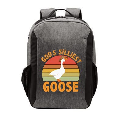 GodS Silliest Goose Vector Backpack
