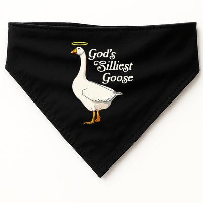 GodS Silliest Goose GodS Silliest Goose Duck Funny USA-Made Doggie Bandana
