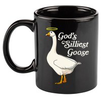 GodS Silliest Goose GodS Silliest Goose Duck Funny 11oz C Handle Ceramic Mug