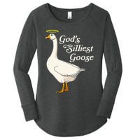 GodS Silliest Goose GodS Silliest Goose Duck Funny Women's Perfect Tri Tunic Long Sleeve Shirt