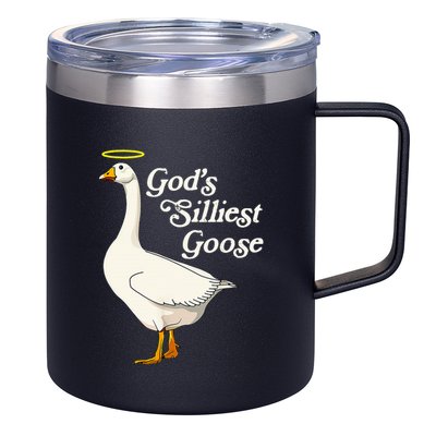 GodS Silliest Goose GodS Silliest Goose Duck Funny 12oz Stainless Steel Coffee Mug