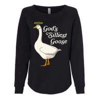 GodS Silliest Goose GodS Silliest Goose Duck Funny Womens California Wash Sweatshirt