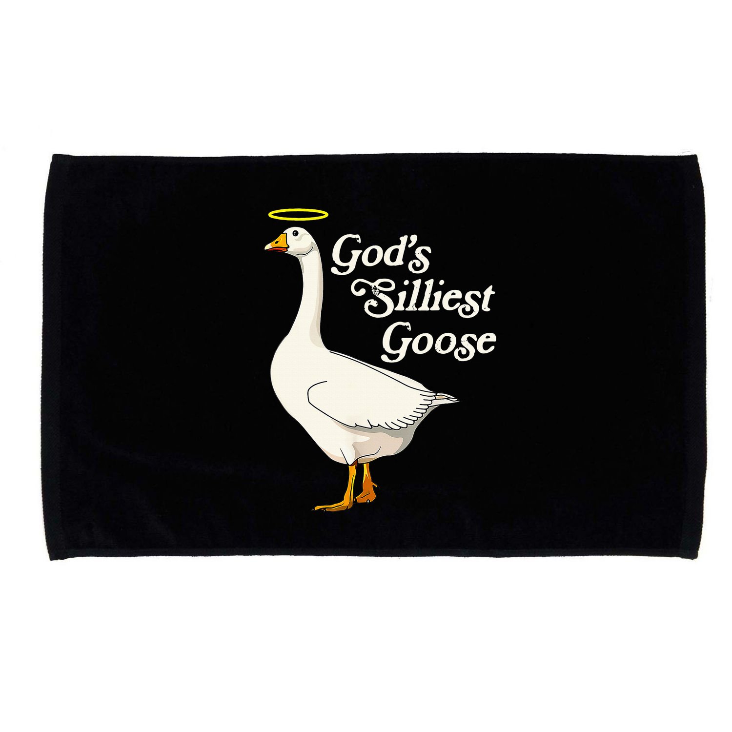 GodS Silliest Goose GodS Silliest Goose Duck Funny Microfiber Hand Towel