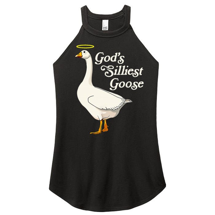 GodS Silliest Goose GodS Silliest Goose Duck Funny Women's Perfect Tri Rocker Tank