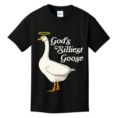 GodS Silliest Goose GodS Silliest Goose Duck Funny Kids T-Shirt