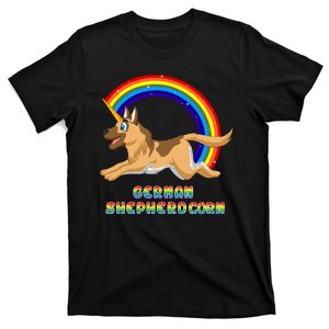 German Shepherdcorn German Shepherd Unicorn T-Shirt