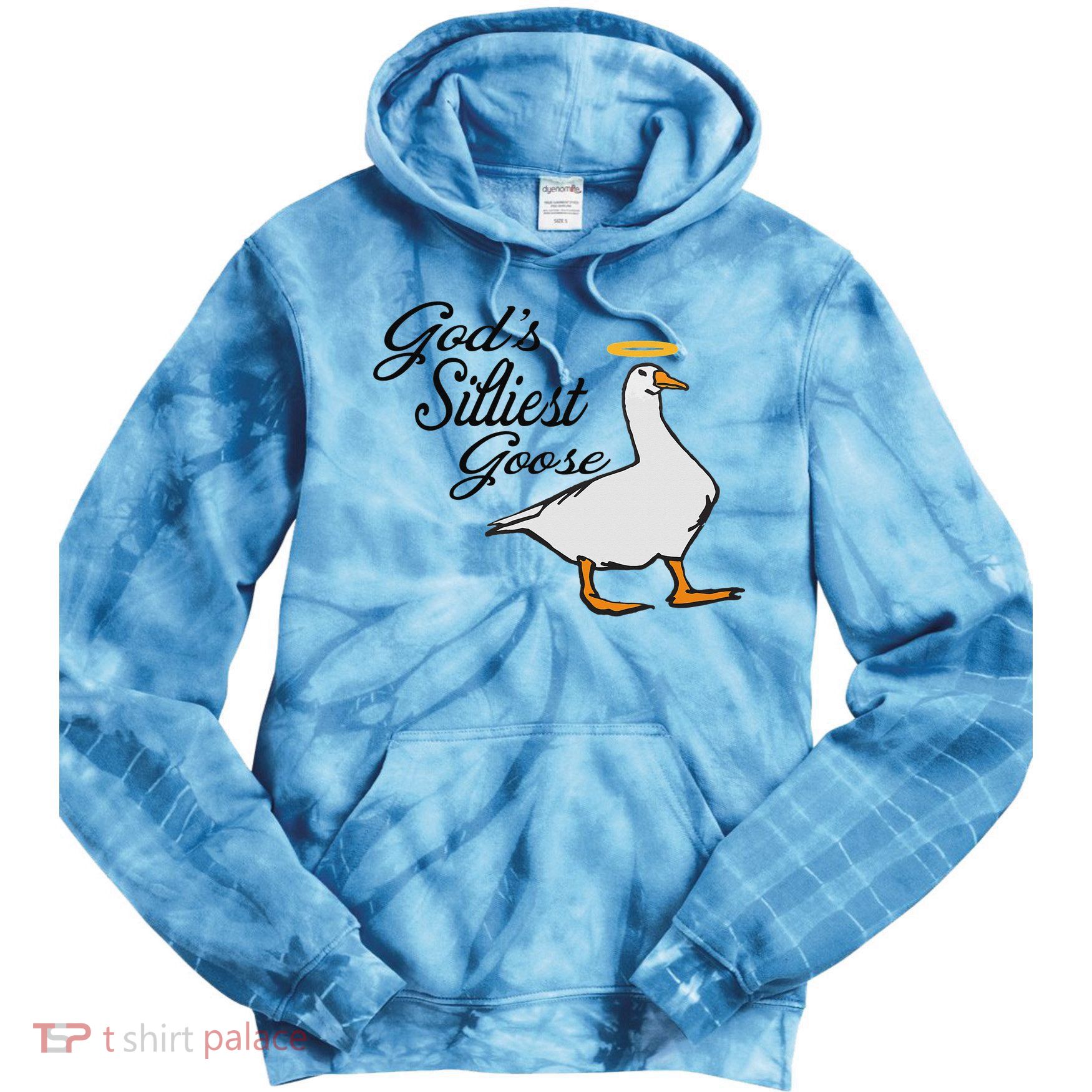 God's Silliest Goose God's Silliest Goose Duck Funny Tie Dye Hoodie