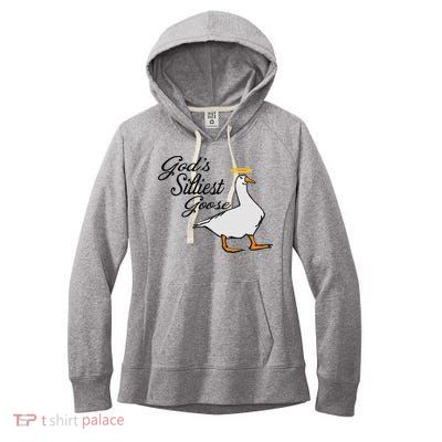 God's Silliest Goose God's Silliest Goose Duck Funny Women's Fleece Hoodie