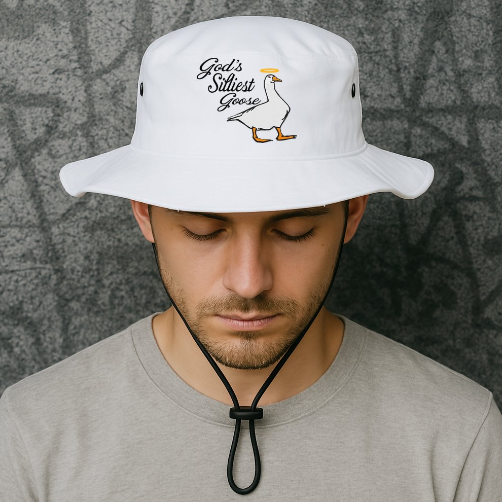 God's Silliest Goose God's Silliest Goose Duck Funny Bucket Hat