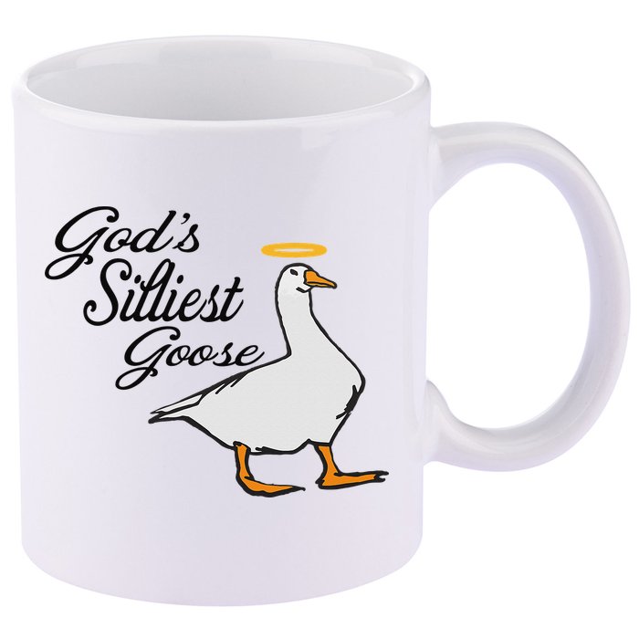 God's Silliest Goose God's Silliest Goose Duck Funny 11oz C Handle Ceramic Mug