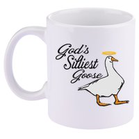 God's Silliest Goose God's Silliest Goose Duck Funny 11oz C Handle Ceramic Mug