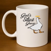 God's Silliest Goose God's Silliest Goose Duck Funny 11oz C Handle Ceramic Mug