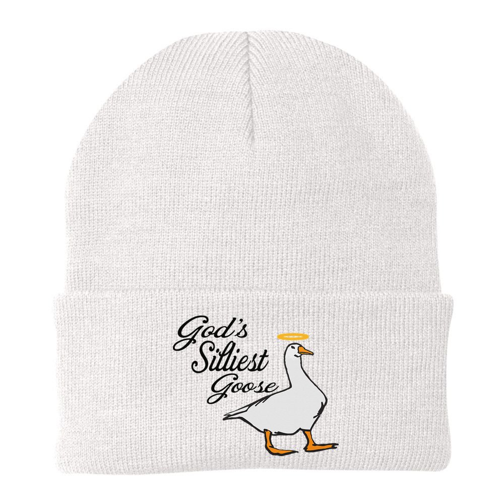 God's Silliest Goose God's Silliest Goose Duck Funny Beanie