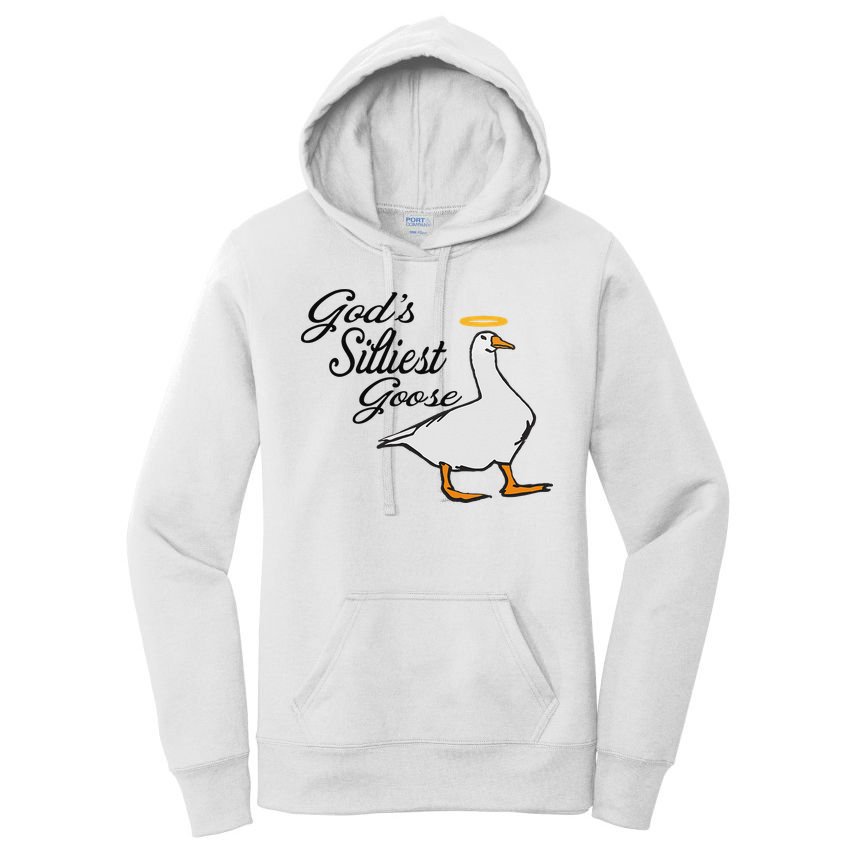 God's Silliest Goose God's Silliest Goose Duck Funny Women's Pullover Hoodie