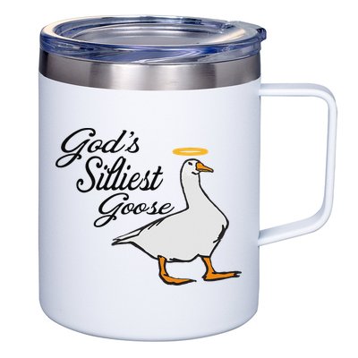 God's Silliest Goose God's Silliest Goose Duck Funny 12oz Stainless Steel Coffee Mug