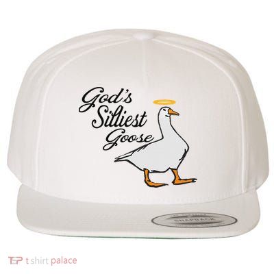 God's Silliest Goose God's Silliest Goose Duck Funny Wool Snapback Cap