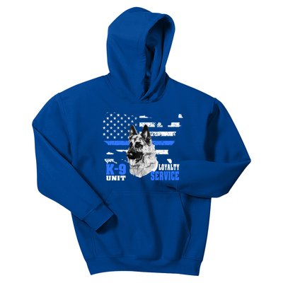 Ger Shepherd Gift K9 Unit Dog Breeder Kgift9 Kids Hoodie