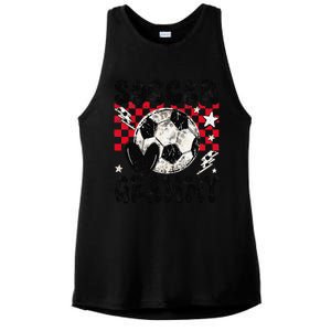 Groovy Soccer Grammy Soccer Lover MotherS Day Ladies PosiCharge Tri-Blend Wicking Tank