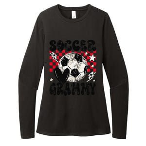 Groovy Soccer Grammy Soccer Lover MotherS Day Womens CVC Long Sleeve Shirt