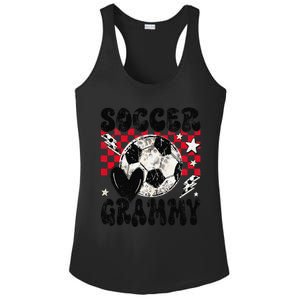 Groovy Soccer Grammy Soccer Lover MotherS Day Ladies PosiCharge Competitor Racerback Tank