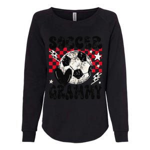 Groovy Soccer Grammy Soccer Lover MotherS Day Womens California Wash Sweatshirt