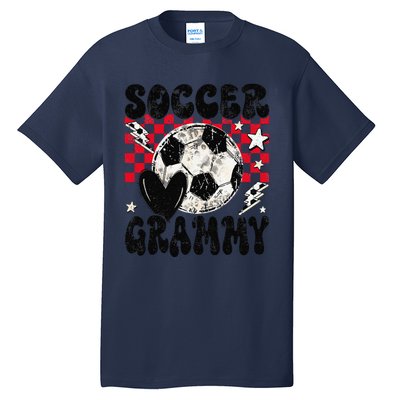 Groovy Soccer Grammy Soccer Lover MotherS Day Tall T-Shirt