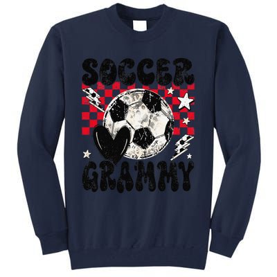 Groovy Soccer Grammy Soccer Lover MotherS Day Tall Sweatshirt