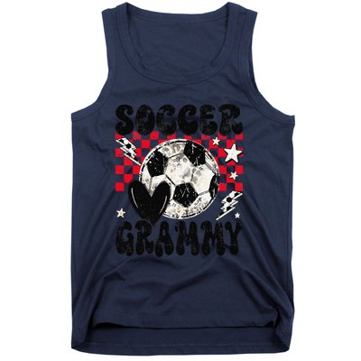 Groovy Soccer Grammy Soccer Lover MotherS Day Tank Top