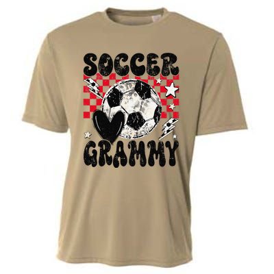 Groovy Soccer Grammy Soccer Lover MotherS Day Cooling Performance Crew T-Shirt