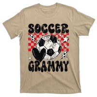 Groovy Soccer Grammy Soccer Lover MotherS Day T-Shirt