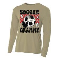 Groovy Soccer Grammy Soccer Lover MotherS Day Cooling Performance Long Sleeve Crew