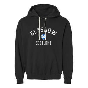 Glasgow Scotland Garment-Dyed Fleece Hoodie