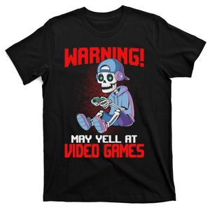 Gamer Skeleton Gaming Video Games T-Shirt