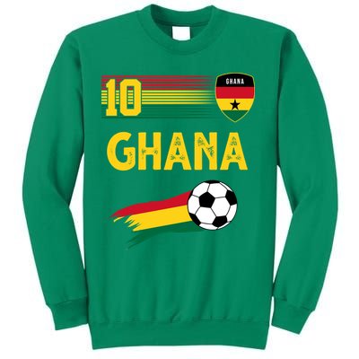 Ghana Soccer Ghanain Football Retro 10 Sweatshirt