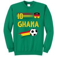 Ghana Soccer Ghanain Football Retro 10 Sweatshirt