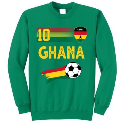 Ghana Soccer Ghanain Football Retro 10 Sweatshirt