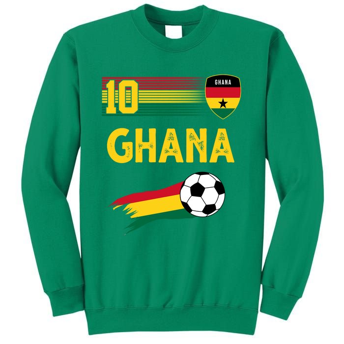 Ghana Soccer Ghanain Football Retro 10 Sweatshirt