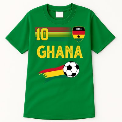Ghana Soccer Ghanain Football Retro 10 Tall T-Shirt