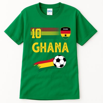 Ghana Soccer Ghanain Football Retro 10 Tall T-Shirt