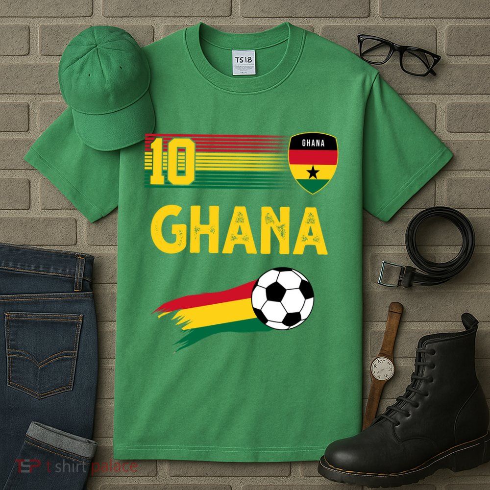 Ghana Soccer Ghanain Football Retro 10 Tall T-Shirt