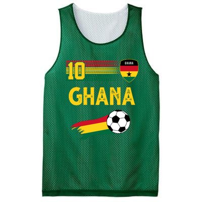 Ghana Soccer Ghanain Football Retro 10 Mesh Reversible Basketball Jersey Tank