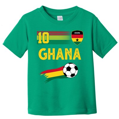 Ghana Soccer Ghanain Football Retro 10 Toddler T-Shirt