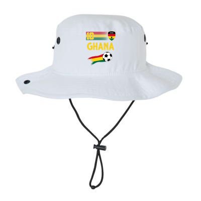 Ghana Soccer Ghanain Football Retro 10 Legacy Cool Fit Booney Bucket Hat