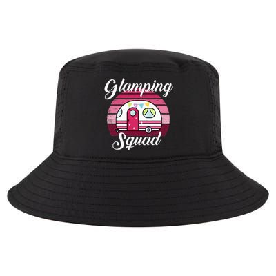 Glamping Squad Glamping Party RV Motorhome Camping Cool Comfort Performance Bucket Hat